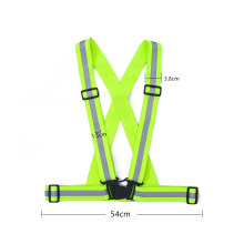 China High Vis Reflective Durable Polyester Mesh Vest Belt for Outdoor Sports / Working